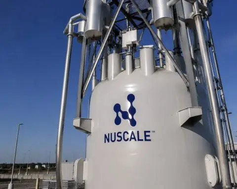 NuScale shares rise 5% as investors watch small-nuclear sector test