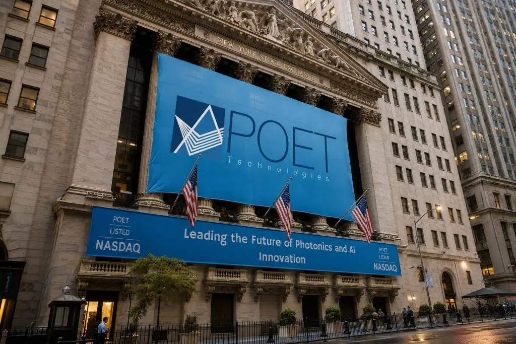 POET Technologies Stock Is Down Today: Why the $400 Million Financing Hit POET After the Opening Bell