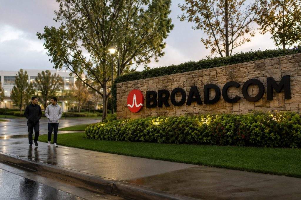 Broadcom Slips as AI Chip Stocks See Selling