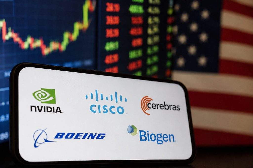 Why Nvidia, Cisco, Cerebras, Boeing and Biogen Are the US Stocks to Watch Today