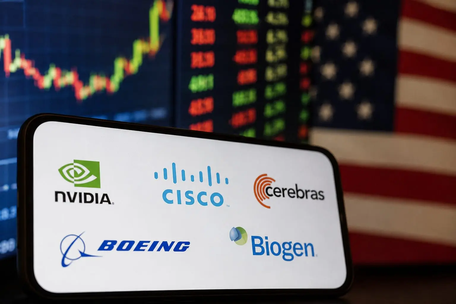 Why Nvidia, Cisco, Cerebras, Boeing and Biogen Are the US Stocks to Watch Today