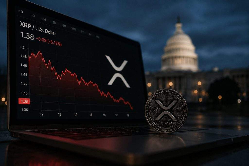 XRP Slides; $1.38, ETF Inflows and Washington on Traders’ Radar