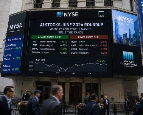 AI shares June 2026: memory and power plays go different ways