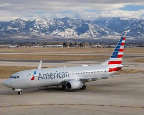 American Airlines Group edges up, margin watch grows on cheaper jet fuel