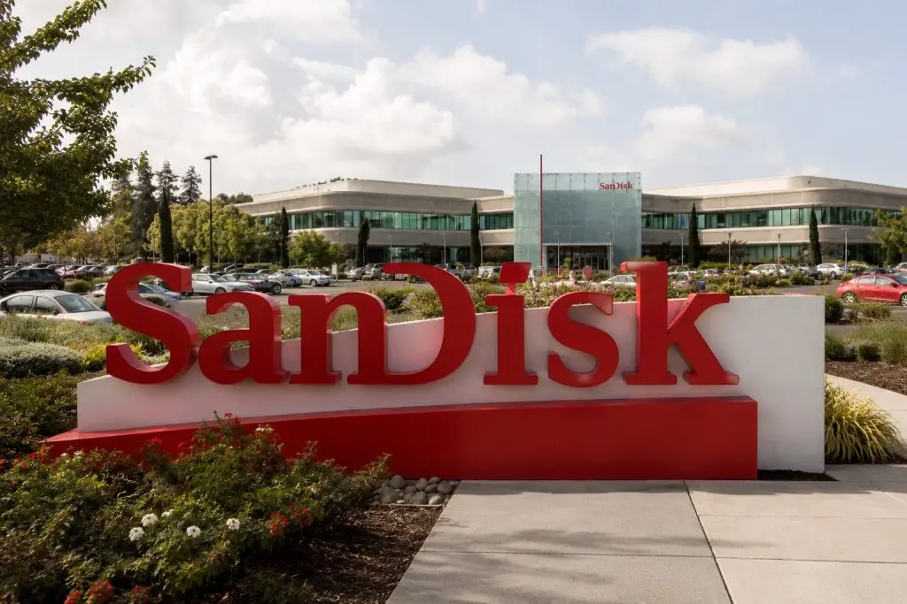 Sandisk stock hits record as AI memory rally faces long weekend and Micron test