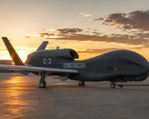 US shifts Global Hawk drone to Japan, stiffening Pacific watch