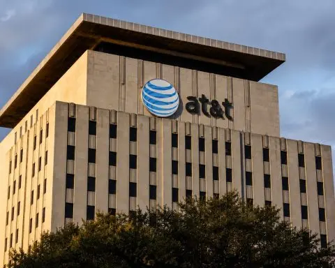 AT&T shares dip as fiber build-out runs into legacy line disputes