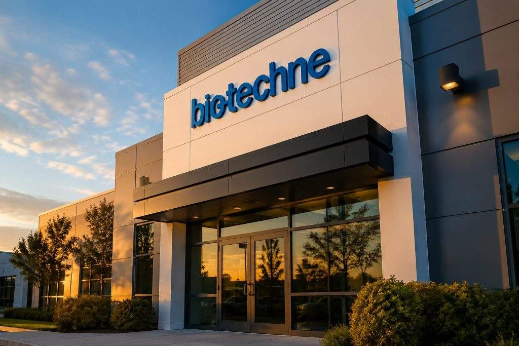 Bio-Techne soars after Merck offer at $73 a share; spread remains on cash bid