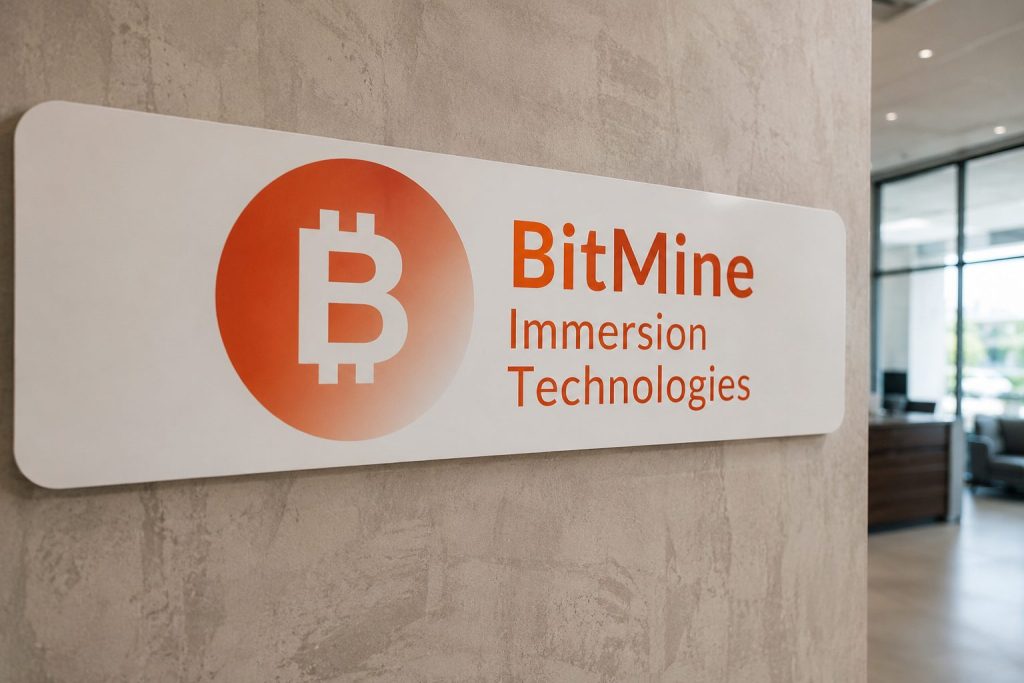 Bitmine Immersion Technologies (NYSE:BMNR) drops as ether mark drops close to $900M