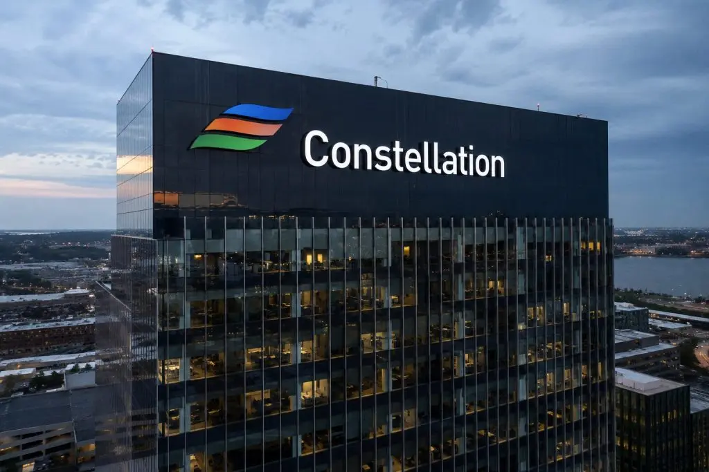 Constellation Energy drops, Calpine lock-up weighs