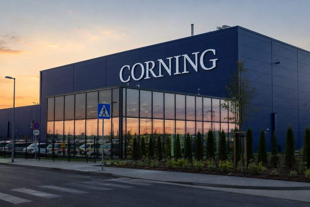 Corning stock jumps 10% as AI data-center fiber trade draws fresh bids