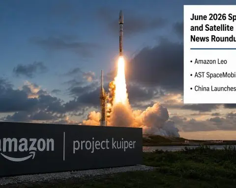 Amazon Leo, AST SpaceMobile and China Launches: June 2026 Space and Satellite News