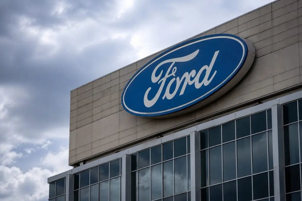 Ford shares fall on Fed rate concerns, China software rule in focus