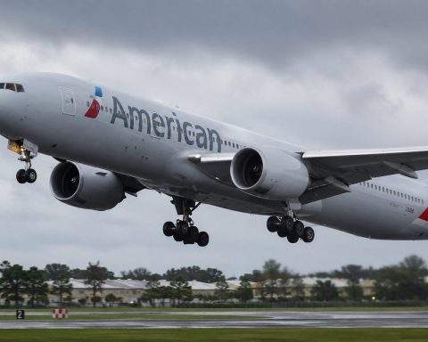 American Airlines holds flat after oil drop calms fuel cost fears