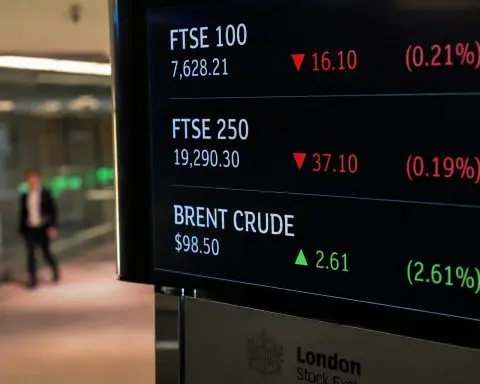 FTSE 100 slips on oil drag, B&M jumps on talk of turnaround