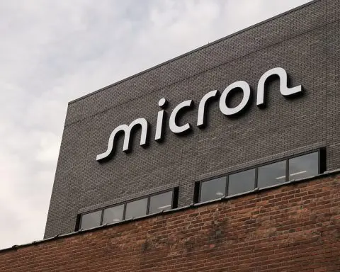 Micron Drops as AI Memory Stocks Take a Hit