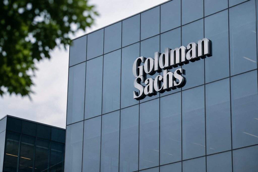 Goldman Sachs Jumps as Dow Sets New High