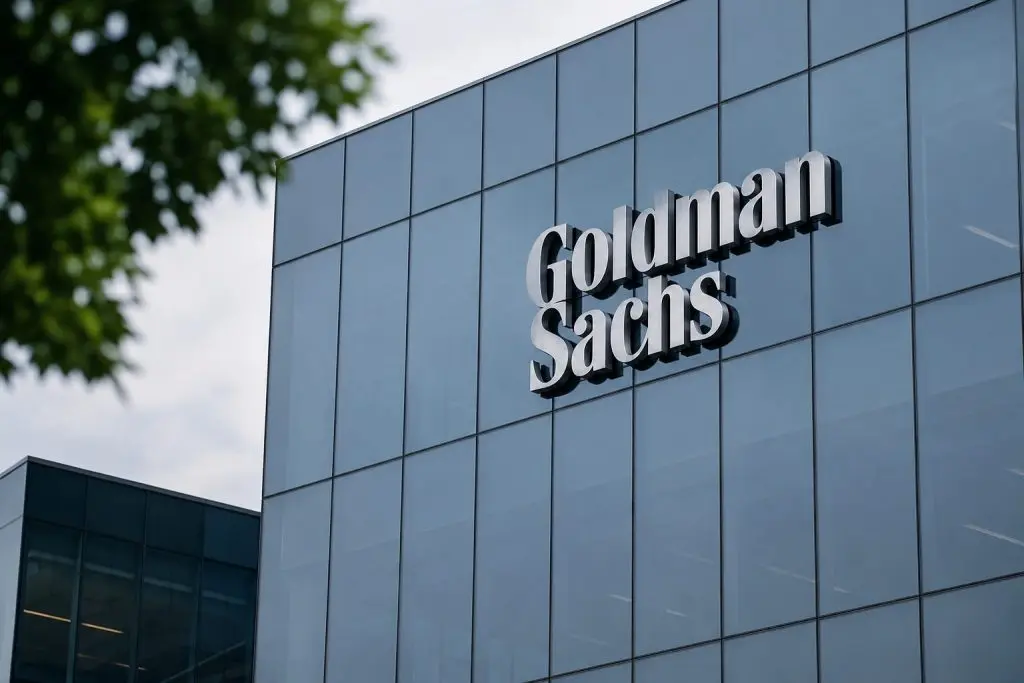 Goldman Sachs Jumps as Dow Sets New High