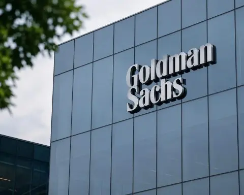 Goldman Sachs Jumps as Dow Sets New High