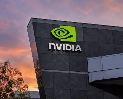 Nvidia Falls With Chip Stocks as $1.3 Trillion Selloff Hits Wall Street