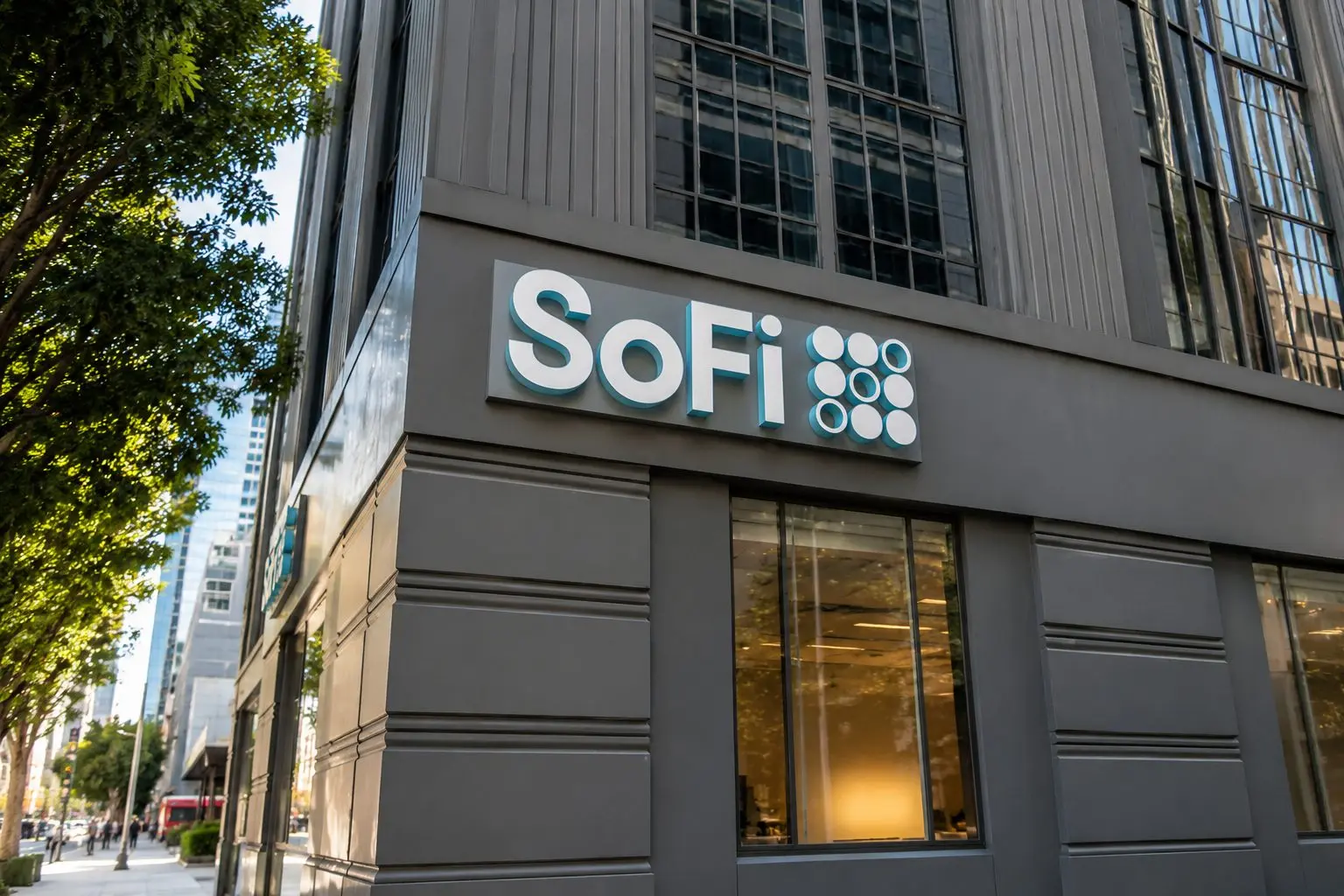 SoFi Drops, Eyes on Fintechs as Monday Looms