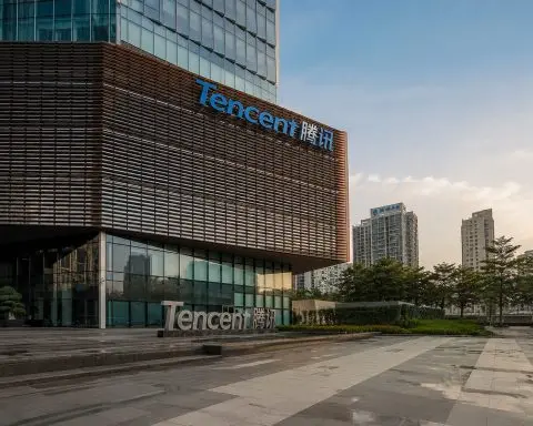Tencent Shares Gain After $4.66B Bond Sale Seen Fueling AI Bets
