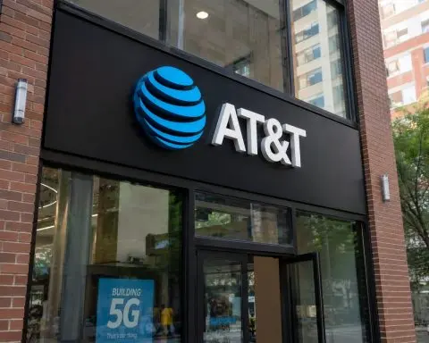 AT&T trades near $22.71 while CFO pushes back on SpaceX challenge to fiber