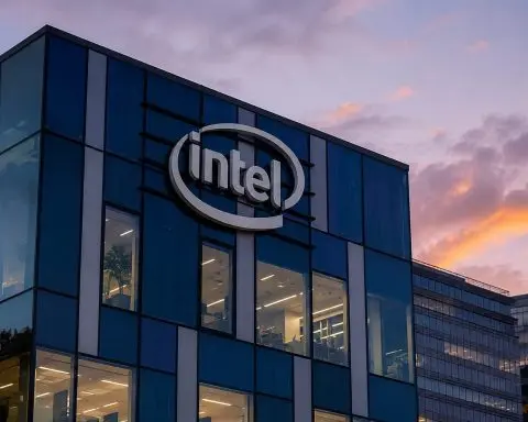 Intel Drops as Chip Selloff Hits Shares Despite Google AI Bid Hopes