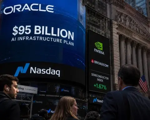 Semiconductor Index Drops After Oracle Details $95 Billion AI Spend, Nvidia and Broadcom Under Pressure
