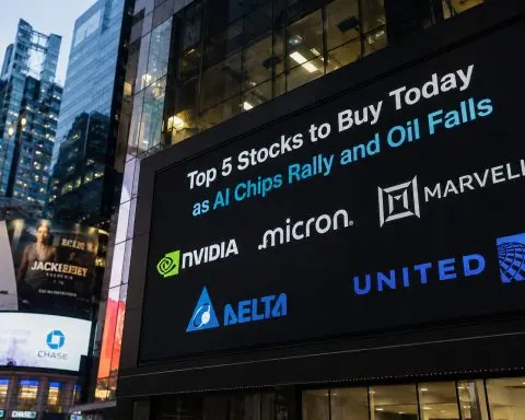 AI Chip Stocks Lead, Oil Dips; Nvidia, Micron, Marvell, Delta, United in Focus