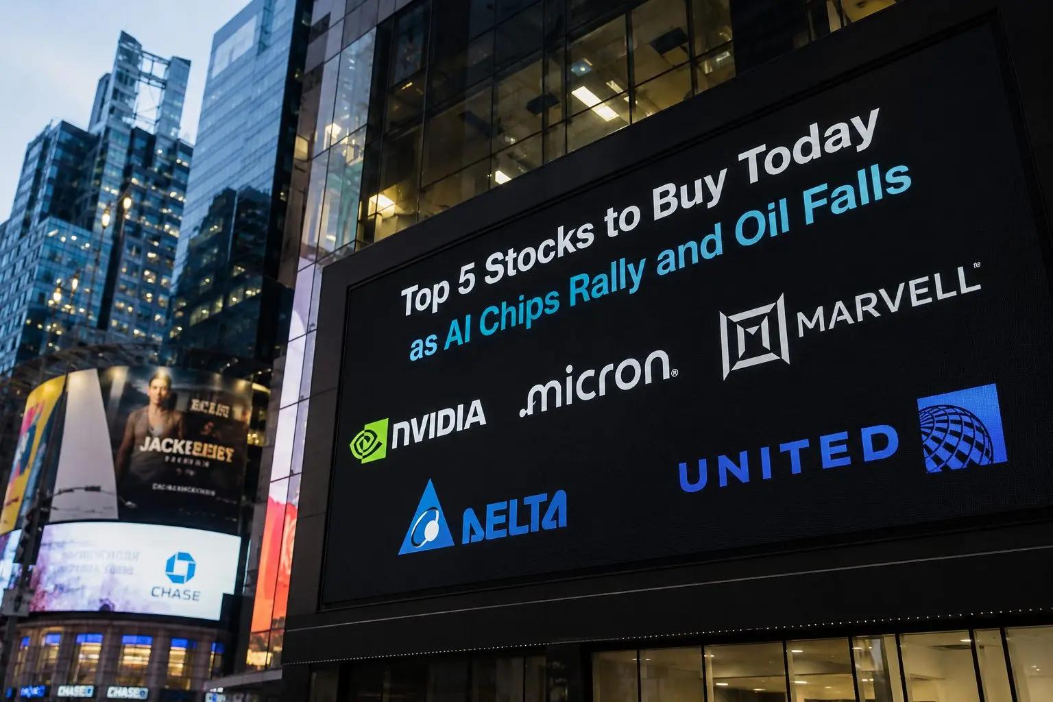 AI Chip Stocks Lead, Oil Dips; Nvidia, Micron, Marvell, Delta, United in Focus