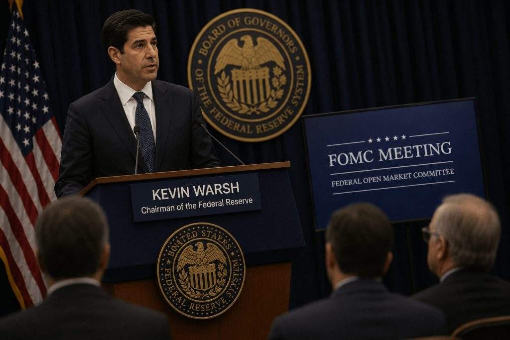 Warsh holds rates steady at first Fed meeting, Iran deal eases oil risk