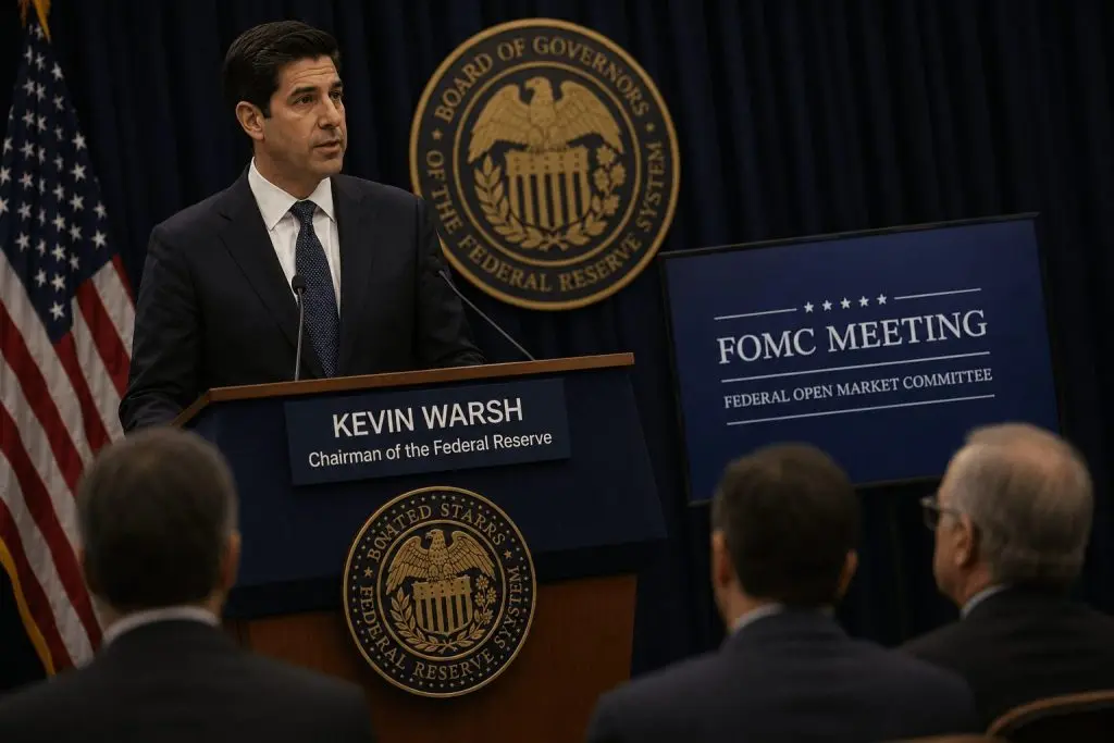 Warsh holds rates steady at first Fed meeting, Iran deal eases oil risk