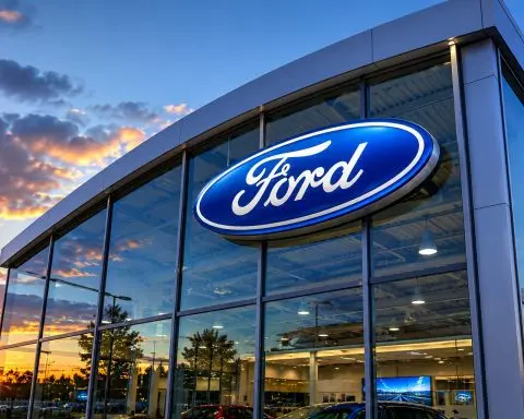 Ford (NYSE:F) trades around $14 as Unifor labor talks put focus on margins
