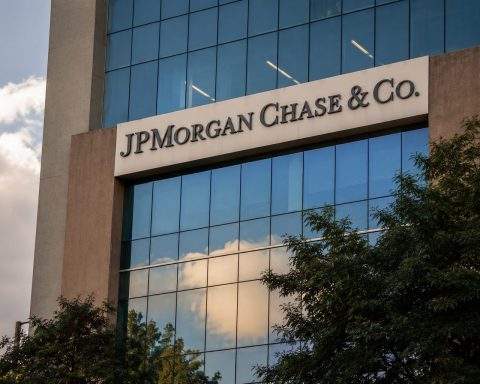 JPMorgan Shares Up as Dow Sets Record High