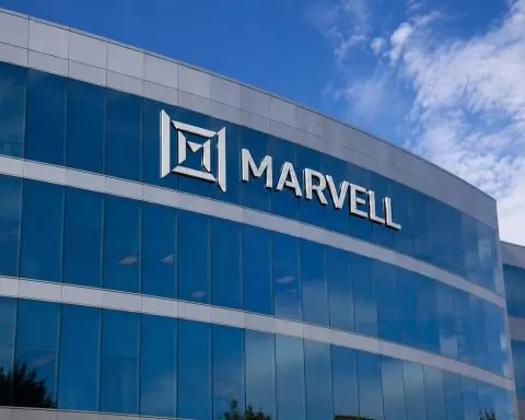 Marvell shares gain with Amazon chip talks in focus