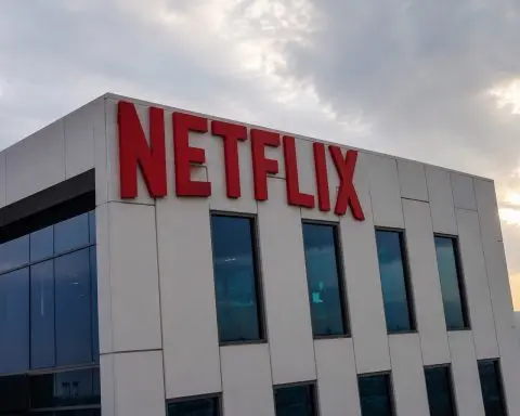 Netflix trades lower after M&A rumors and market holiday pause