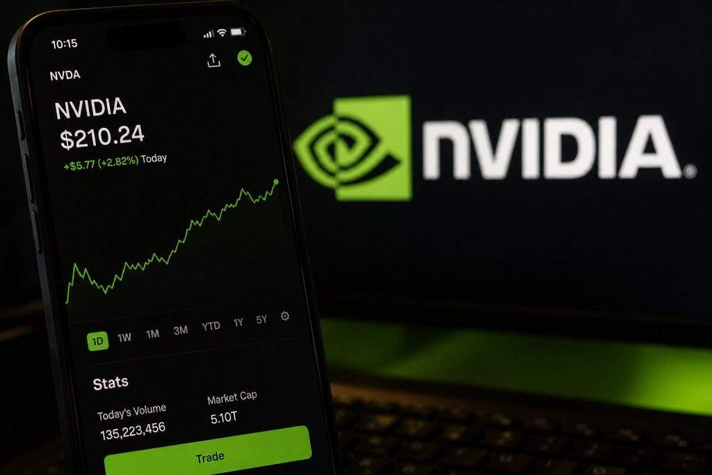 Nvidia stock rises nearly 3% as chip rebound and Europe AI buildout lift shares