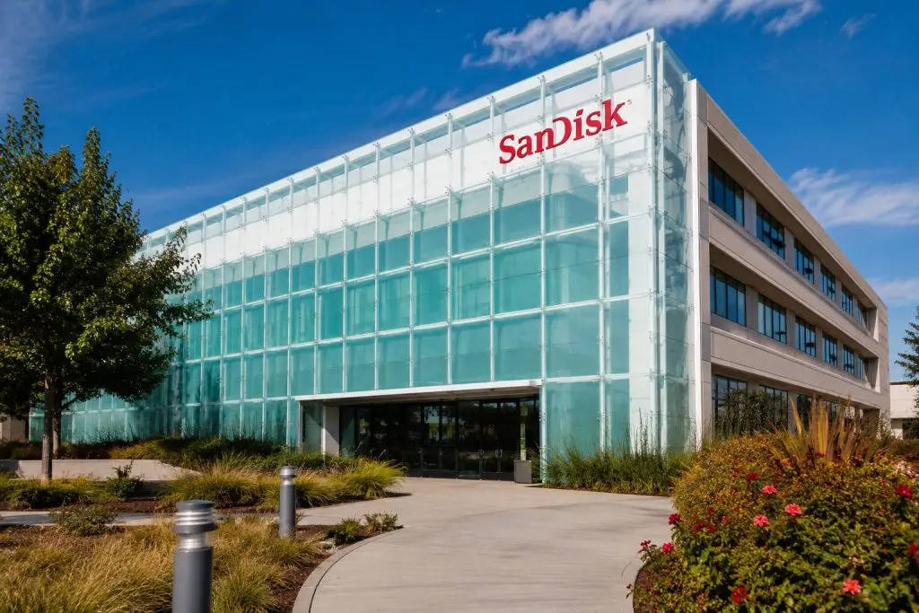 Sandisk’s AI rally stalls as chip wipeout hits $1.3 trillion