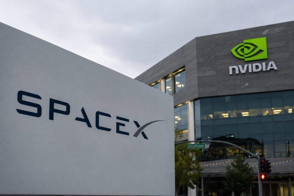 SpaceX Shares Drop with Nvidia Gaining Value; Nasdaq-100 Inclusion Question Returns