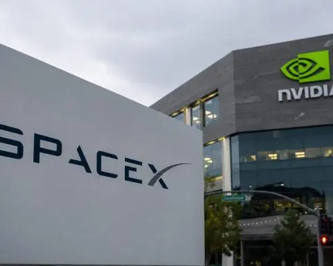 SpaceX Shares Drop with Nvidia Gaining Value; Nasdaq-100 Inclusion Question Returns