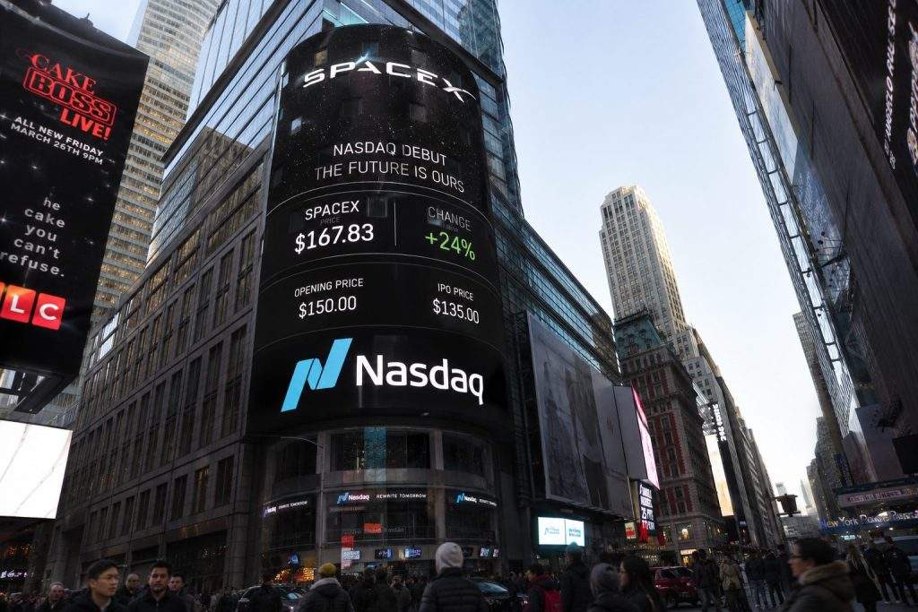 SpaceX Surges Post-IPO as SPCX Hits Nasdaq 100, Price and Valuation Move