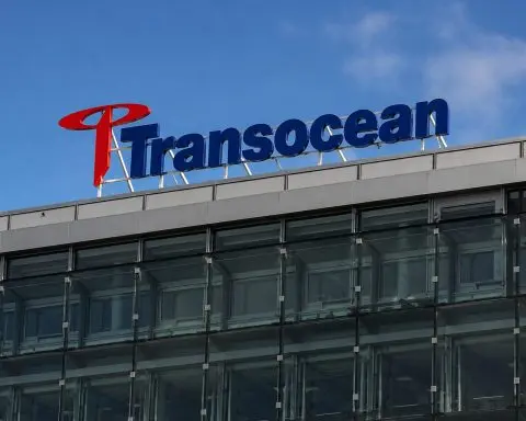 Transocean falls as oil drop puts offshore drillers under pressure