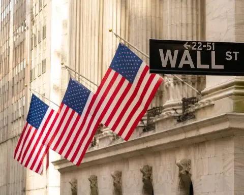 US stocks finish up as chip shares surge and oil falls