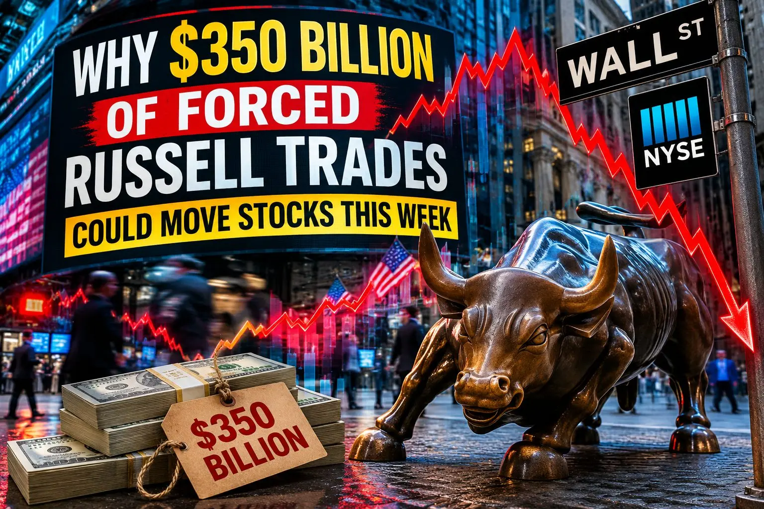 $350 Billion Worth of Russell Trades Set to Hit Stocks This Week