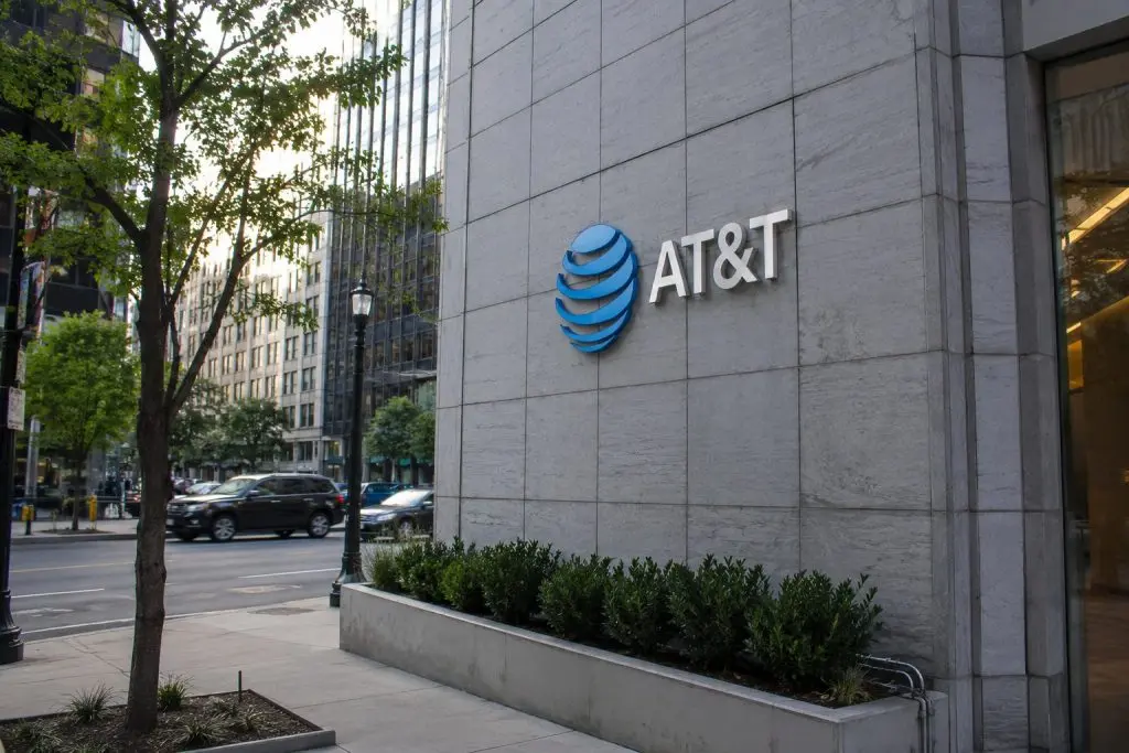 AT&T shares slide as trading jumps, spectrum move puts income appeal to test