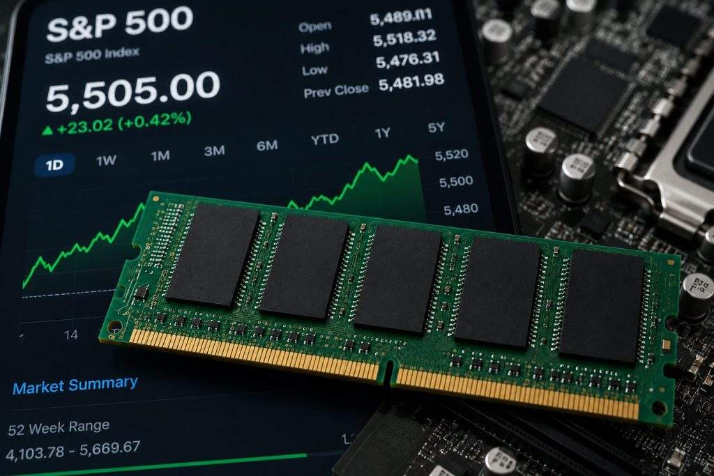 S&P 500 finishes at 7,533.77; chip downturn overshadows broad earnings gains