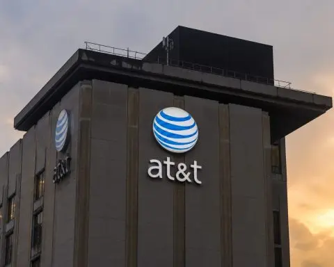AT&T sinks for fourth straight day, yield spikes as SpaceX worry hits shares