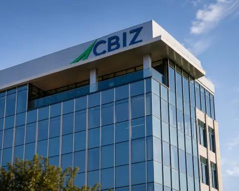 Las acciones de CBIZ se disparan cerca de $55 tras la adquisición de Grant Thornton por $5 mil millones, con un diferencial del 1%