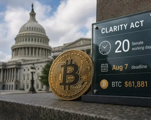 Crypto Stocks Fall Back After Clarity Act Gains Amid Intensifying Senate Ethics Row